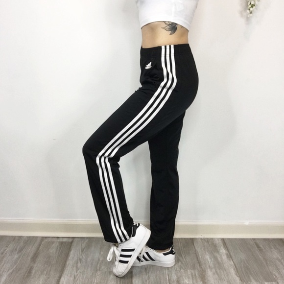 adidas Pants & Jumpsuits | Adidas Three Stripe Track Pants Straight Leg | Poshmark